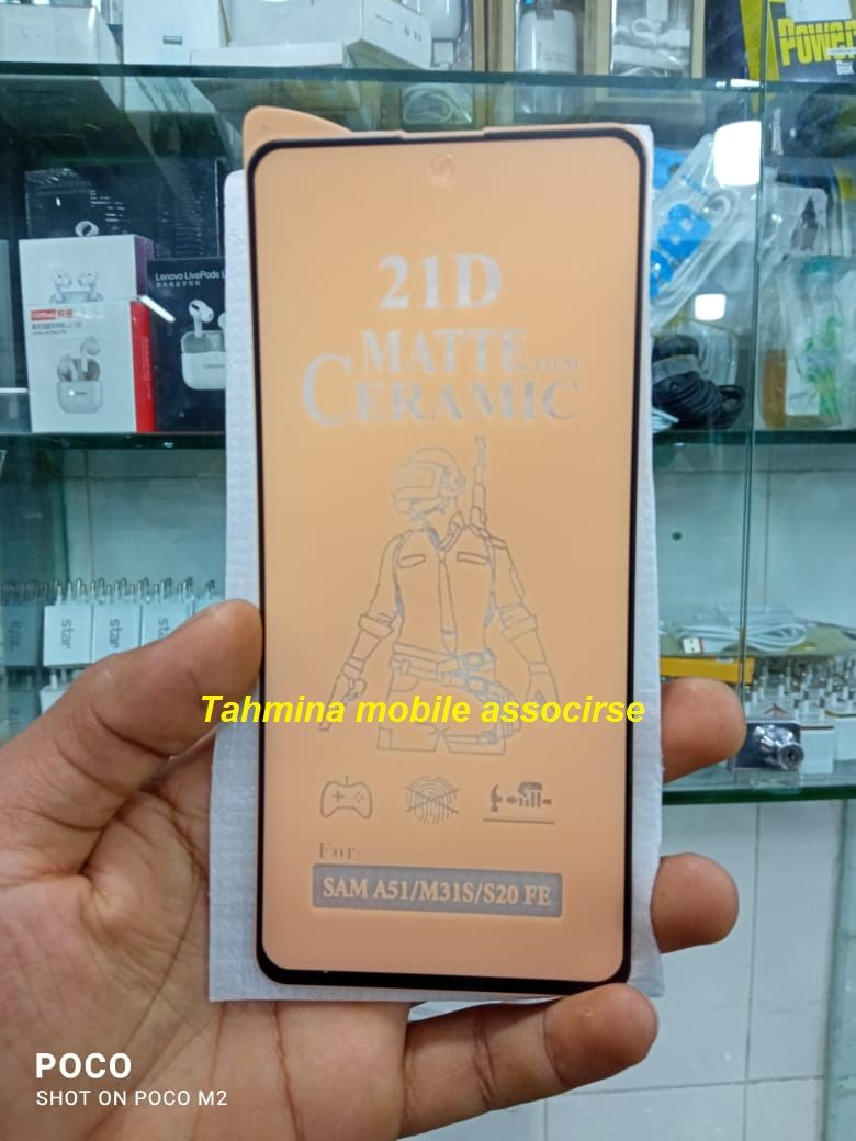 Samsung Galaxy A01/A01 core Matte Tempered Ceramic glass Screen Protector