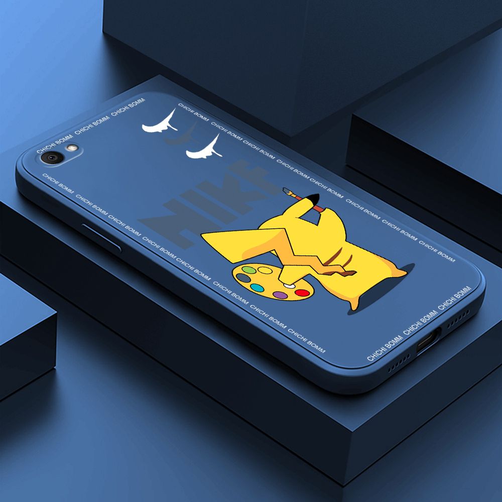 Hontinga for Vivo V5 Case Fashion Cartoon Animals Phone Case Phone Case Soft Square Edge Silicone Cases Full Lens Cover Shockproof Protection Cover