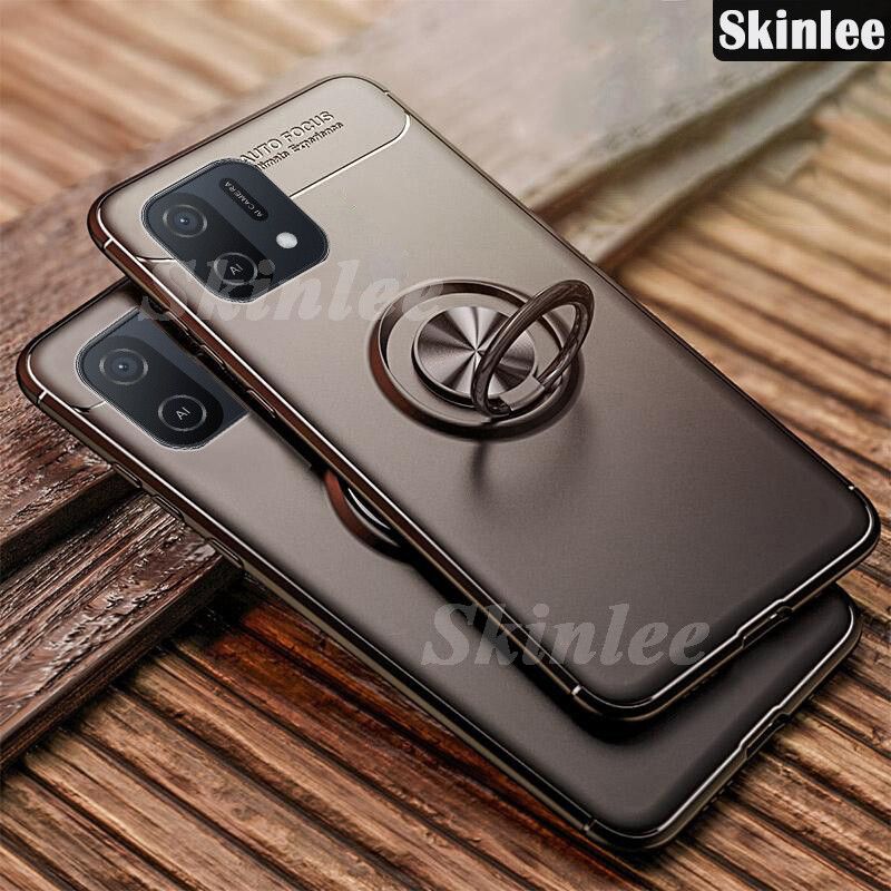 Phone Cases OPPO A16E Magnetic Finger Ring Holder 360 Degree Rotation Car Holder for OPPO A16E Back Cover