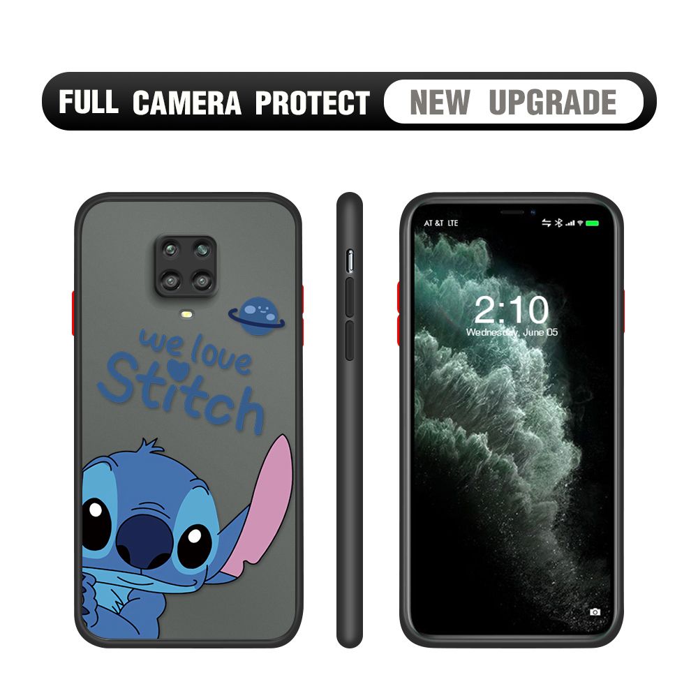 Hontinga for Redmi Note 9 Pro / Note 9S / Note 9 Pro Max Case Cute Cartoon Cases Edge Frosted Transparent Phone Cover