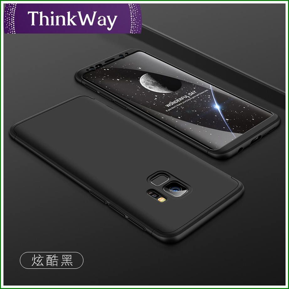 Case, 360 degree Black Protection Matte Ultra Slim Cover PC Hard Case Body Protection Scratchproof Cover 360 degree Full Cover For Samsung S10 & Samsung S10 plus