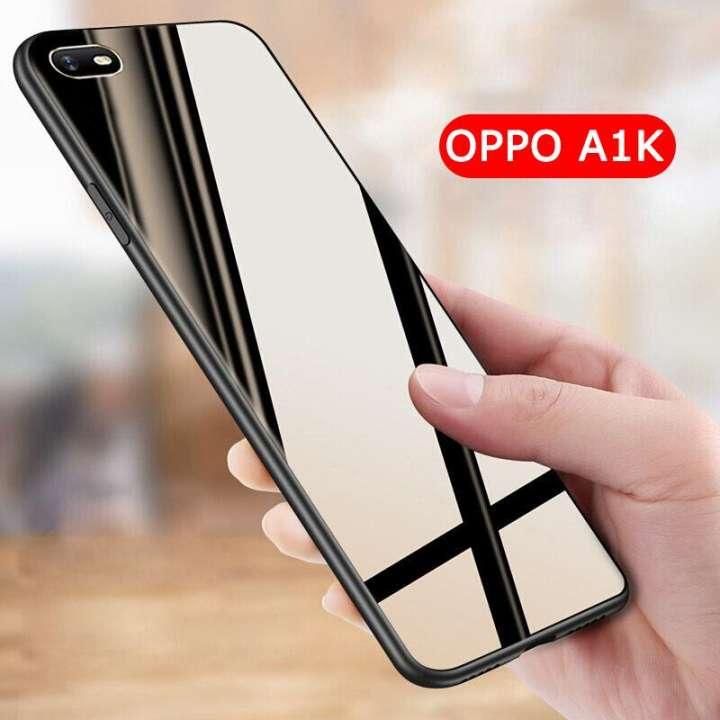 Oppo A1K - Back Cover Glass Case - Phone Back Cover