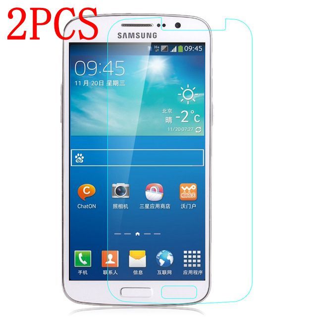 2Pcs Glass For Samsung Galaxy Grand I9082 Screen Protector Full Water Color Transparent Tempered Glass