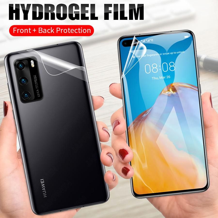 Front & Back Hydrogel Film Screen Protectors  For Huawei P40 / P40 Pro / P40 Pro Plus
