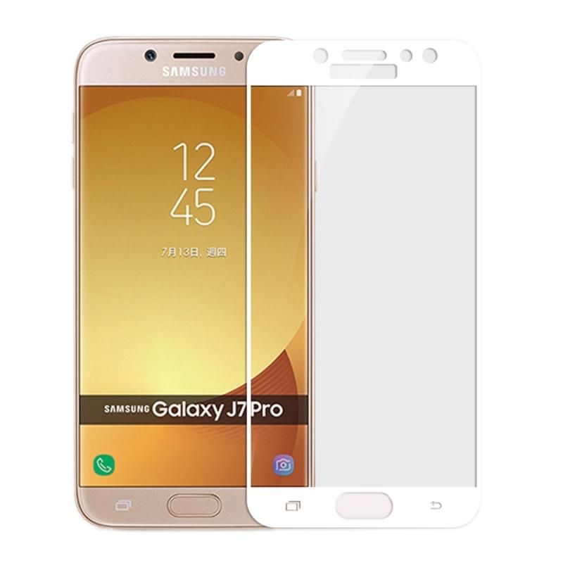 10D Glass Screen Protector for Samsung J7 Pro -Golden