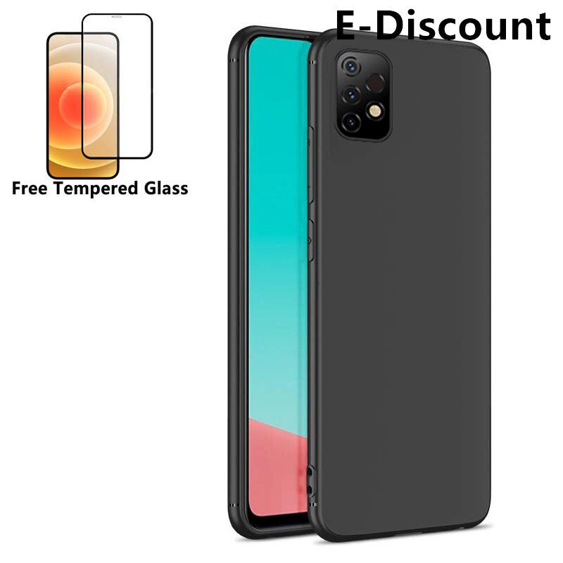 For UMIDIGI BISON GT2 Pro Soft Case + Free Tempered Glass Screen Protector Matte Silicone UMIDIGI BISON GT2 Pro Back Cover