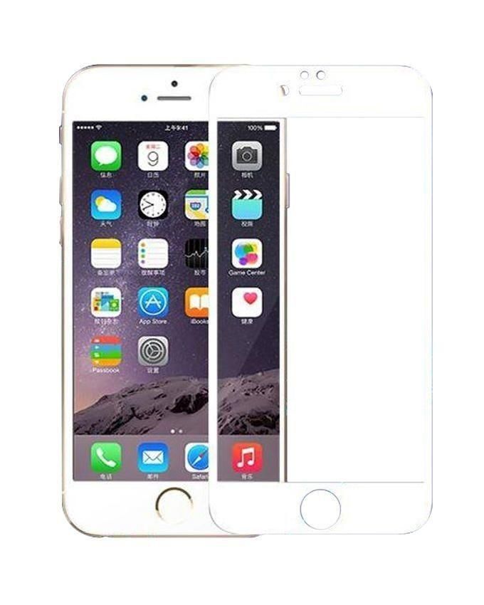 IPhone 6/6S  5D/6D Full Coverage Tampered Full Glue Glass Screen Protector - White
