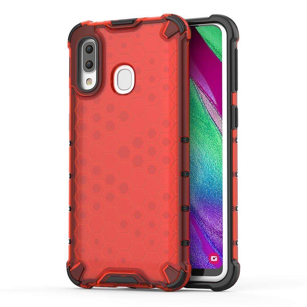 Casing for Samsung Galaxy A40 Honeycomb Box PC - TPU Translucent Case Cover