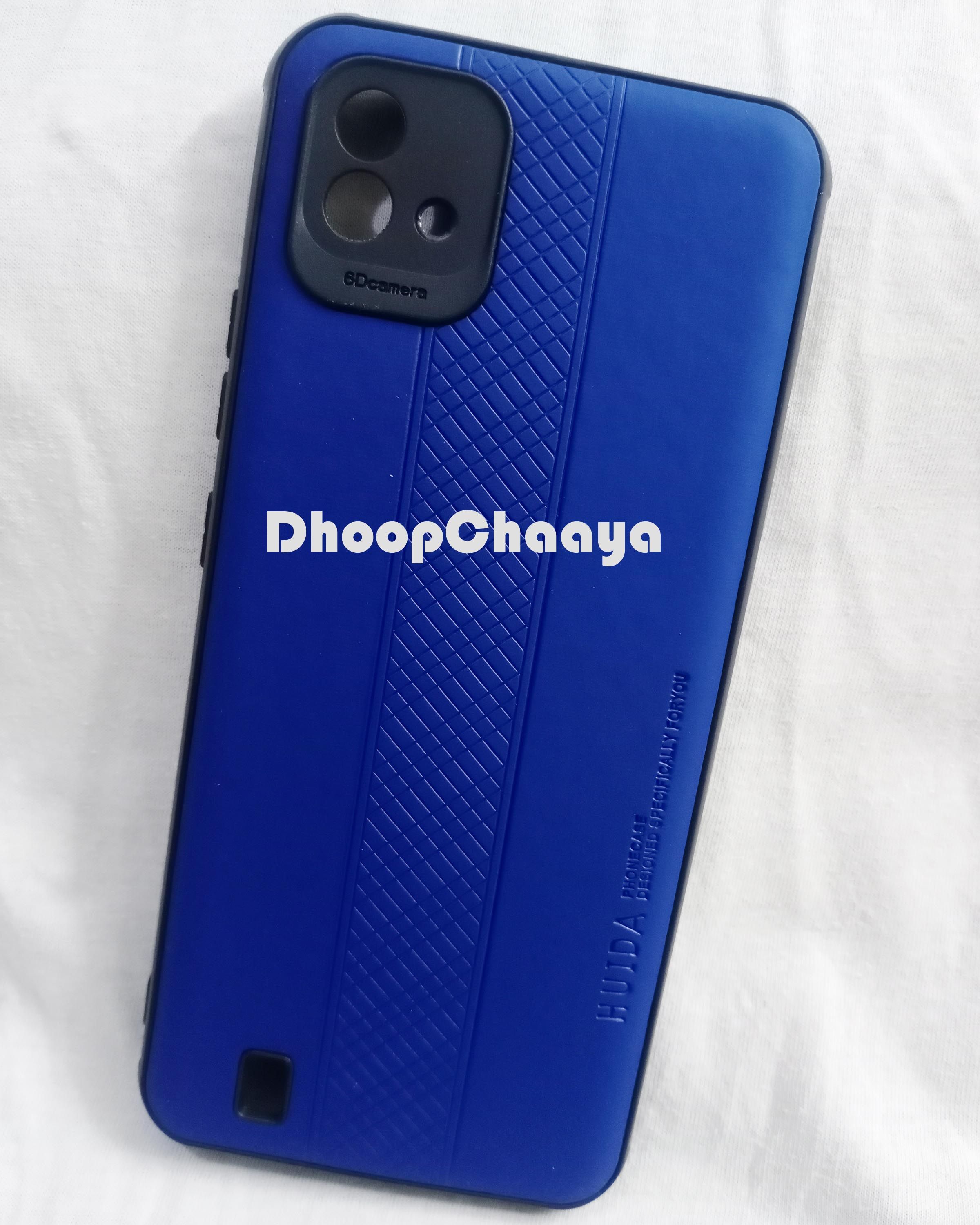 Realme C20 / Realme C20A - Soft Leather Back Case Cover