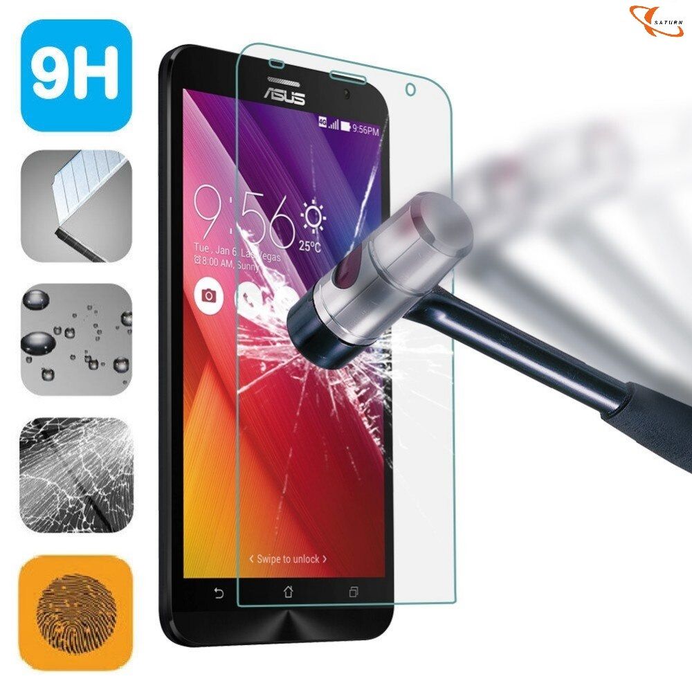 Asus Zenphone 2 Tempered Glass 9H 2.5D Protective Film Explosion-proof Screen Protector -  Transparent