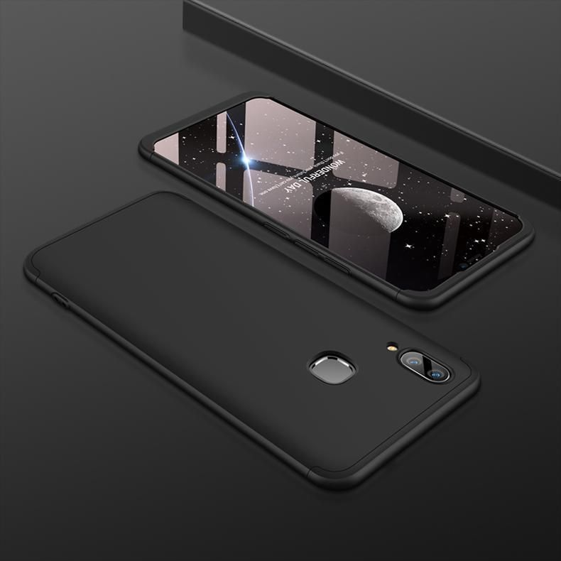 Vivo V9 360 Degree GKK Phone Back Cover - Black