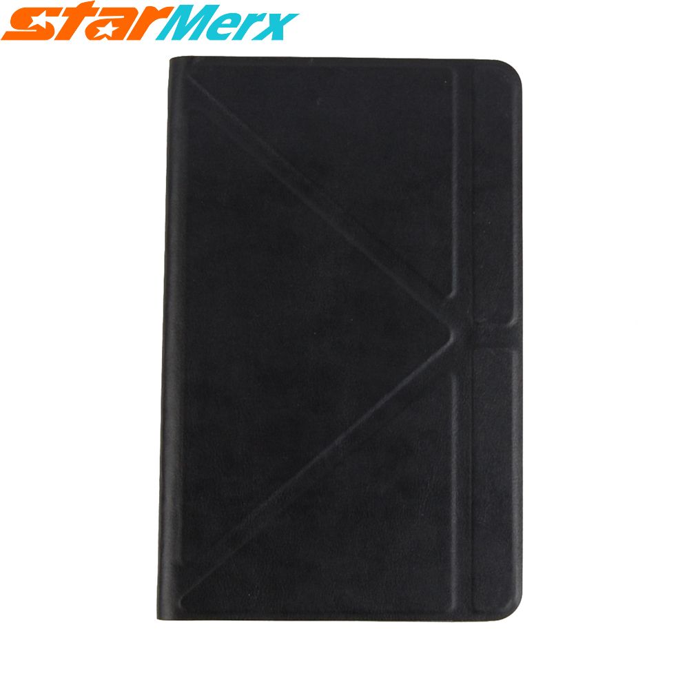 9 inch ultra-thin bluetooth flat keyboard leather case black