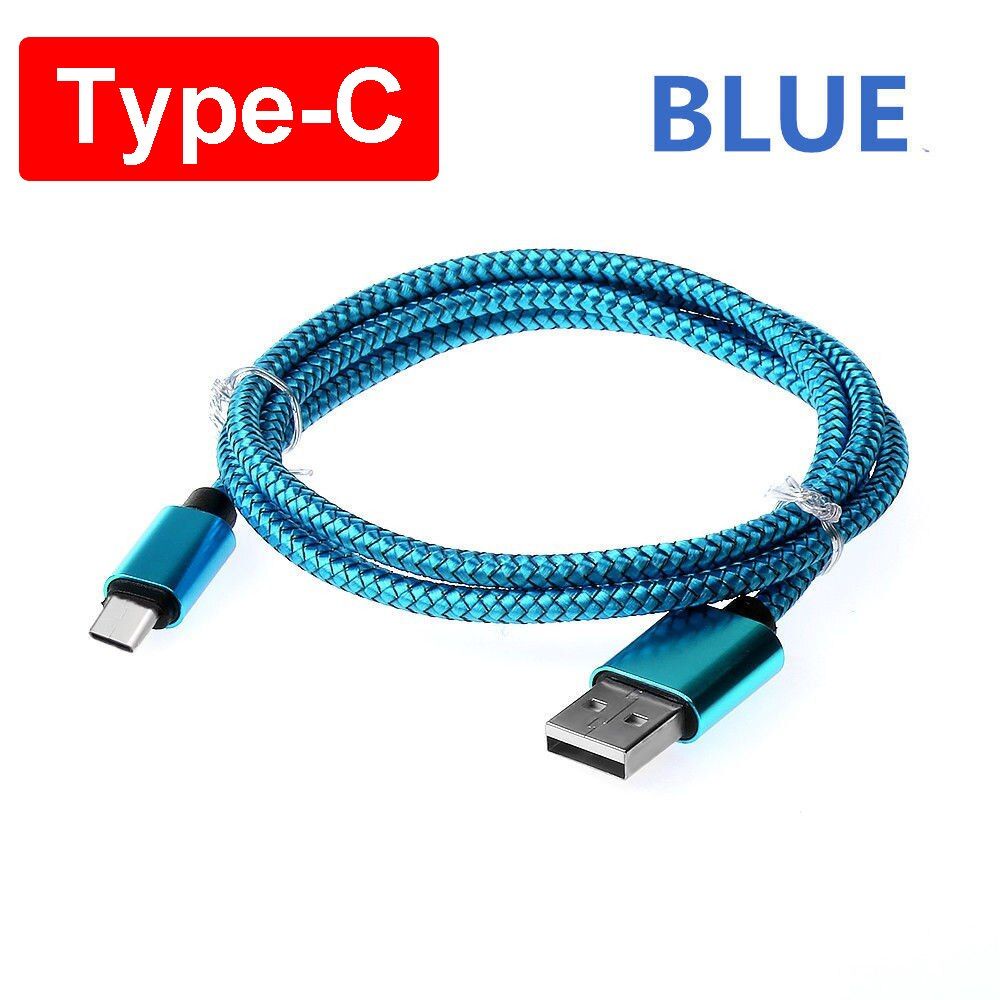 USB-C Type-C 3.1 Data Sync Charger Cable Fast charging Braided Cord Type C Micro USB Cable For Samsung Huawei Android Phone