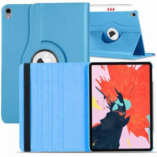 for Apple iPad Pro 11 / 12.9 3rd Gen 2018 360 Rotating Leather Smart Case Cover Style:2018 IPAD PRO 11