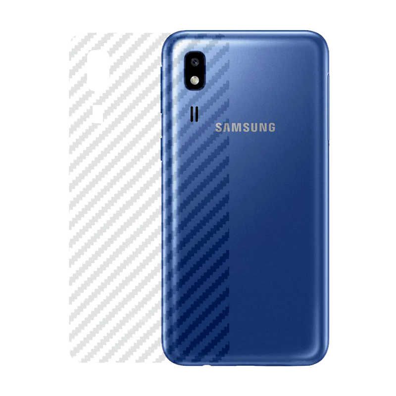 Samsung Galaxy A2 Core Transparent 3D Carbon Fiber Back Skin Rear Screen Guard Protector Sticker