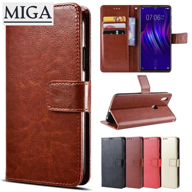 Casing For Vivo V19 Neo V19 V17 Pro V15 V15 Pro V11 V11i V7 Plus Y30 Y11 Y12 Y15 Y17 Y19 Y91 Y91i Y93 Y95 Y79 Y81 Y81i S1 S1 Pro Case Premium PU Leather Flip Wallet Phone Case Cover with Kickstand and Card Slots Protective Casing