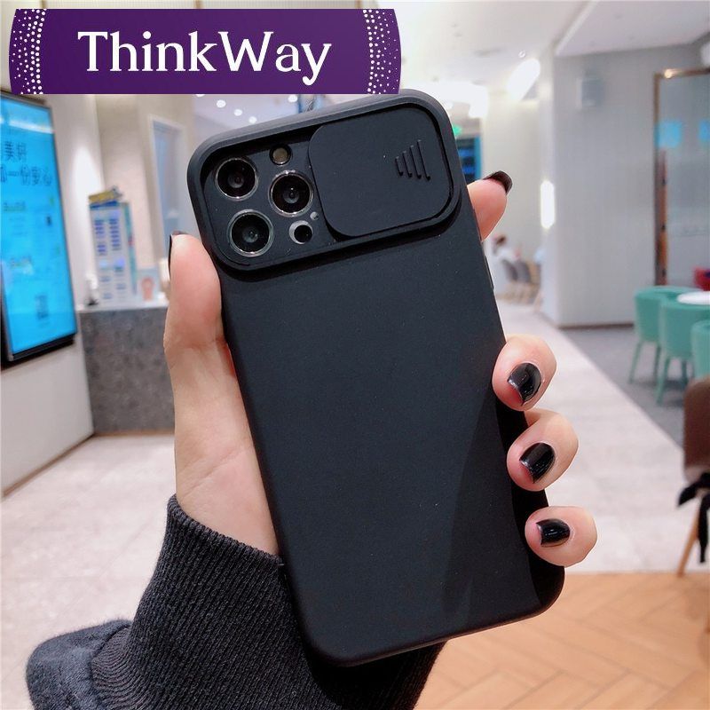 Shockproof Soft Silicone Case For iPhone 12 11 Pro Max XR X XS 7 8 Plus SE Mini Candy Color Camera Protection Cover Fundas Coque