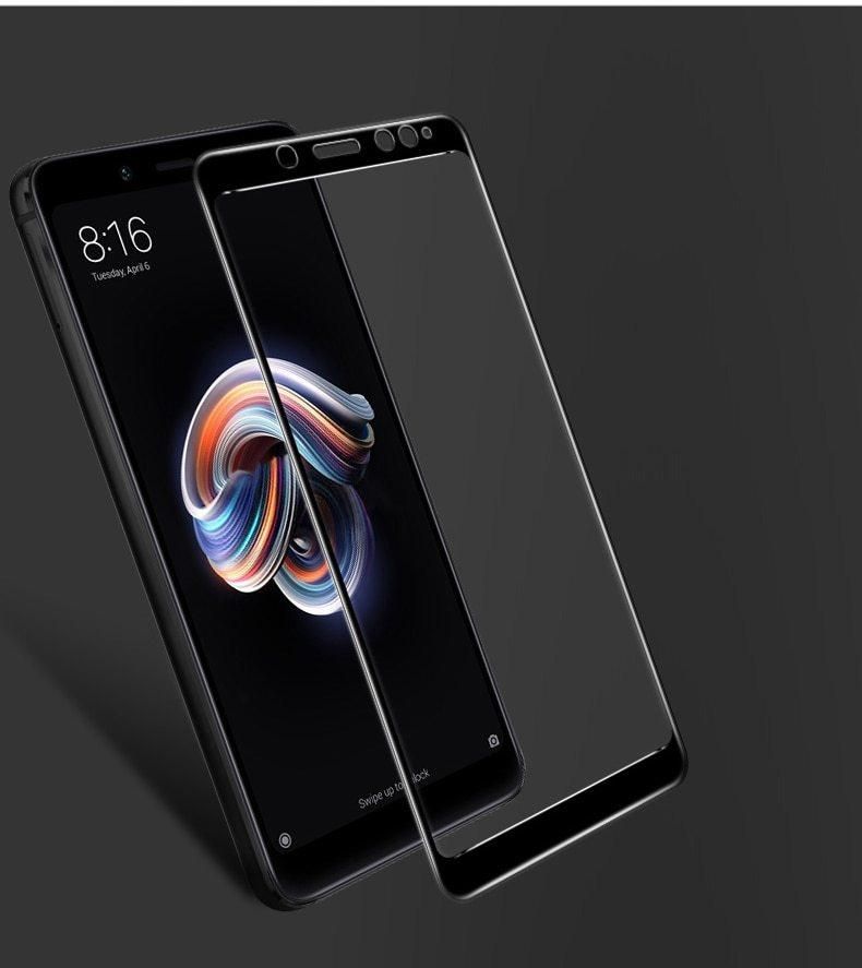 10D Glass Screen Protector For Redmi Note 5 Pro/Ai - Transparent
