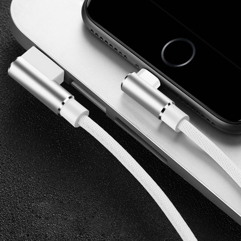 1M 2M 3M 90 Degree USB Data Charger Fast Cable for iPhone X XR XS MAX 12 11 5 6 S 6S 7 8 Plus iPad Phone Origin long Cord Charge