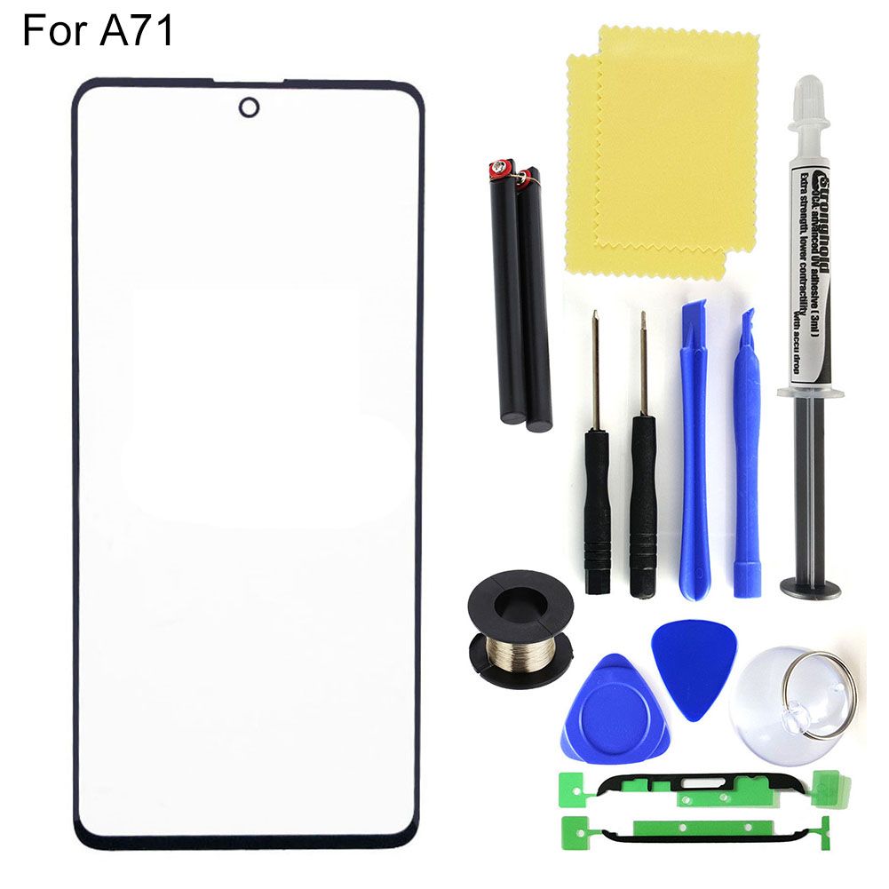Outer Touch Screen Digitizer Replacement Kit Tool for Samsung Galaxy A01/A51/A71