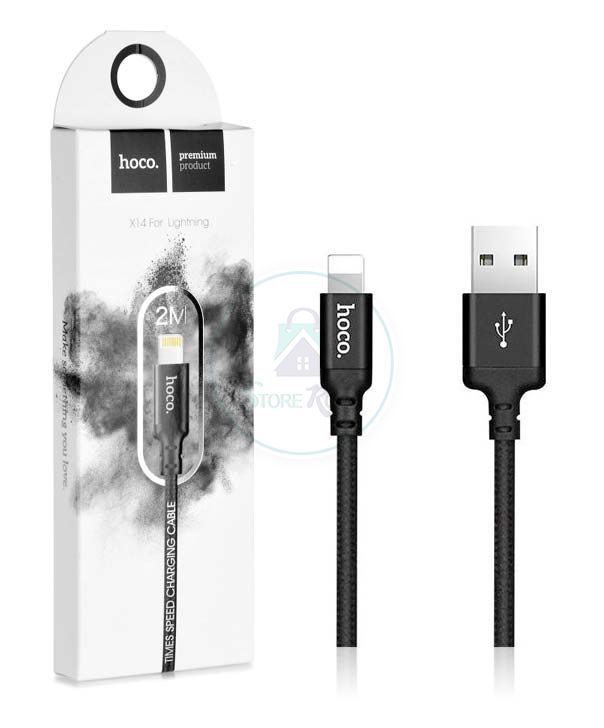 Hoco X14 Times speed USB to Lightning charging data cable -2m