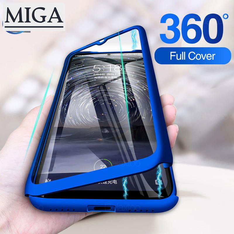 360 Full Shockproof Phone Case For OPPO A9 2020 A5 2020 A7 A5S A3S A5 F11 F9 Pro F7 F5 A12 A12e Protective Cases Case Cover With Tempered Glass Film