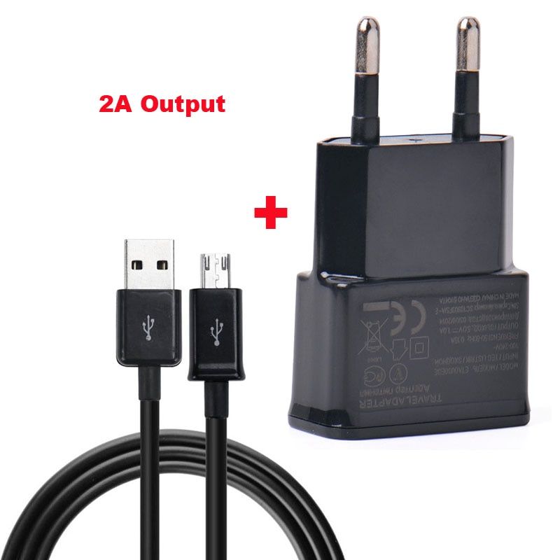Micro USB Data Cable EU US Adapter Phone Charger For LG K4/K3/K8/K10(2017),V10 G2 Q6 G3 G4 G5 X5,X Mach,X4+,K8 2018,Zone 4,