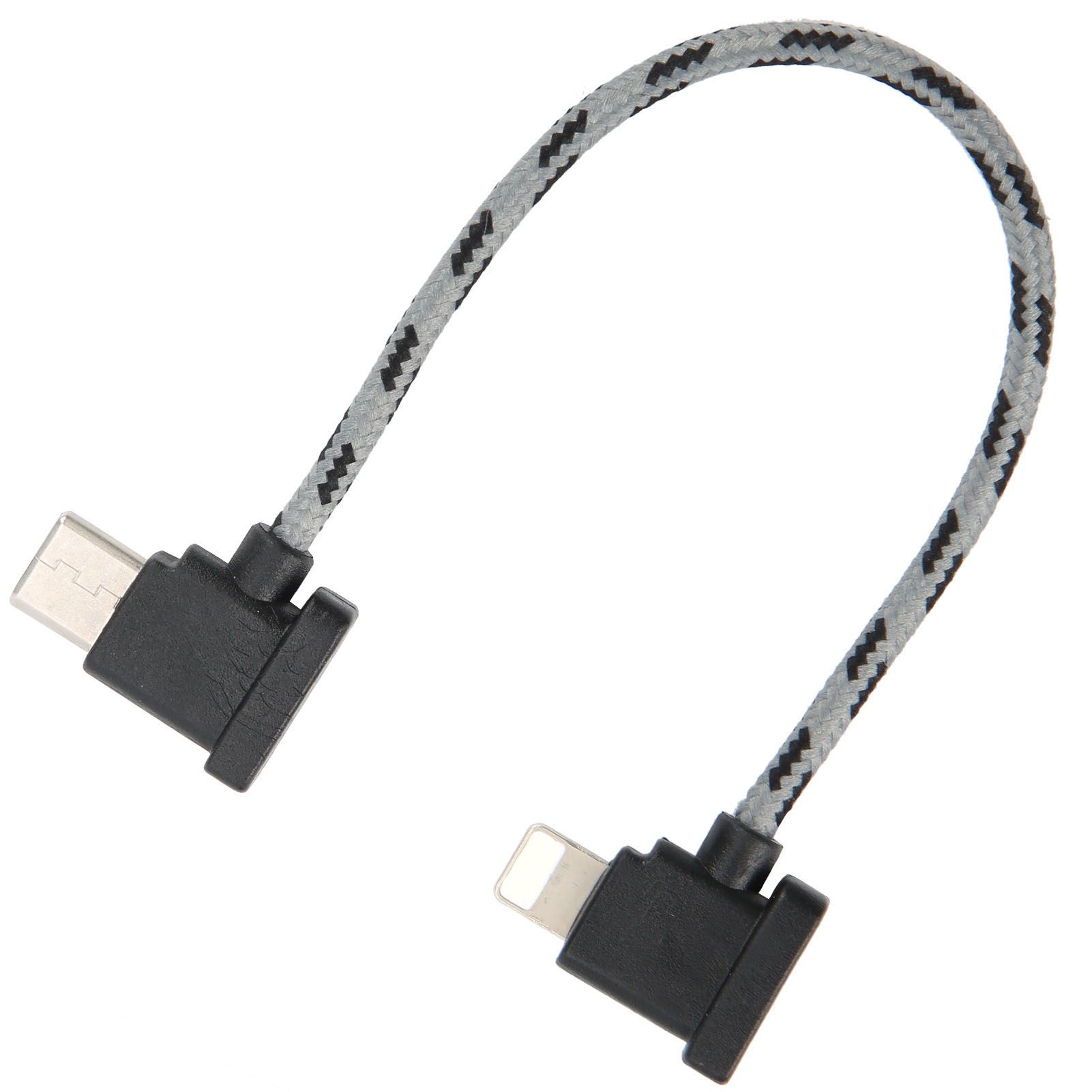 Romeng La Right Angle Remote Controller Type C to for IOS Port Data Cable DJI Mavic Air 2/Mini 2
