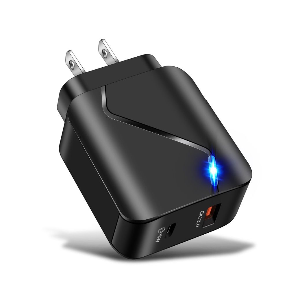PD Charger USB C 18W QC 4.0 For Xiaomi Remi Note 9 8 7 Fast Charger USB Type C Phone Charger For iPhone 12 Pro Max XS XR