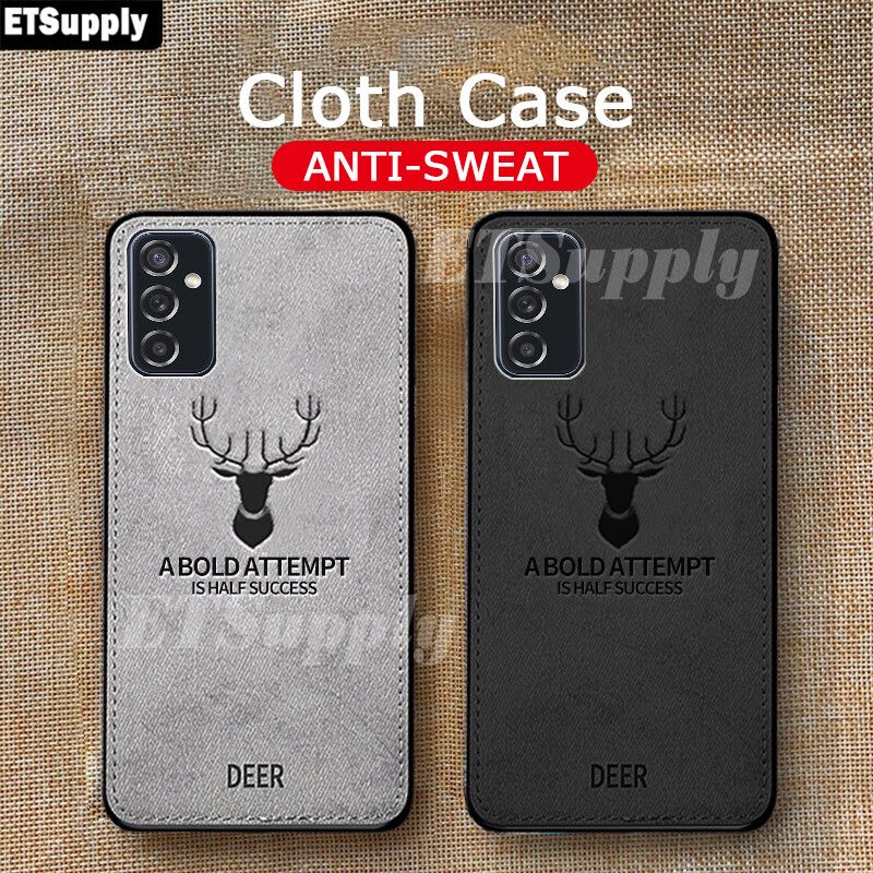 ETSupply For Samsung M52 Fashion Cloth Case Cover with Design Cover for Samsung Galaxy M52 Back Cover
