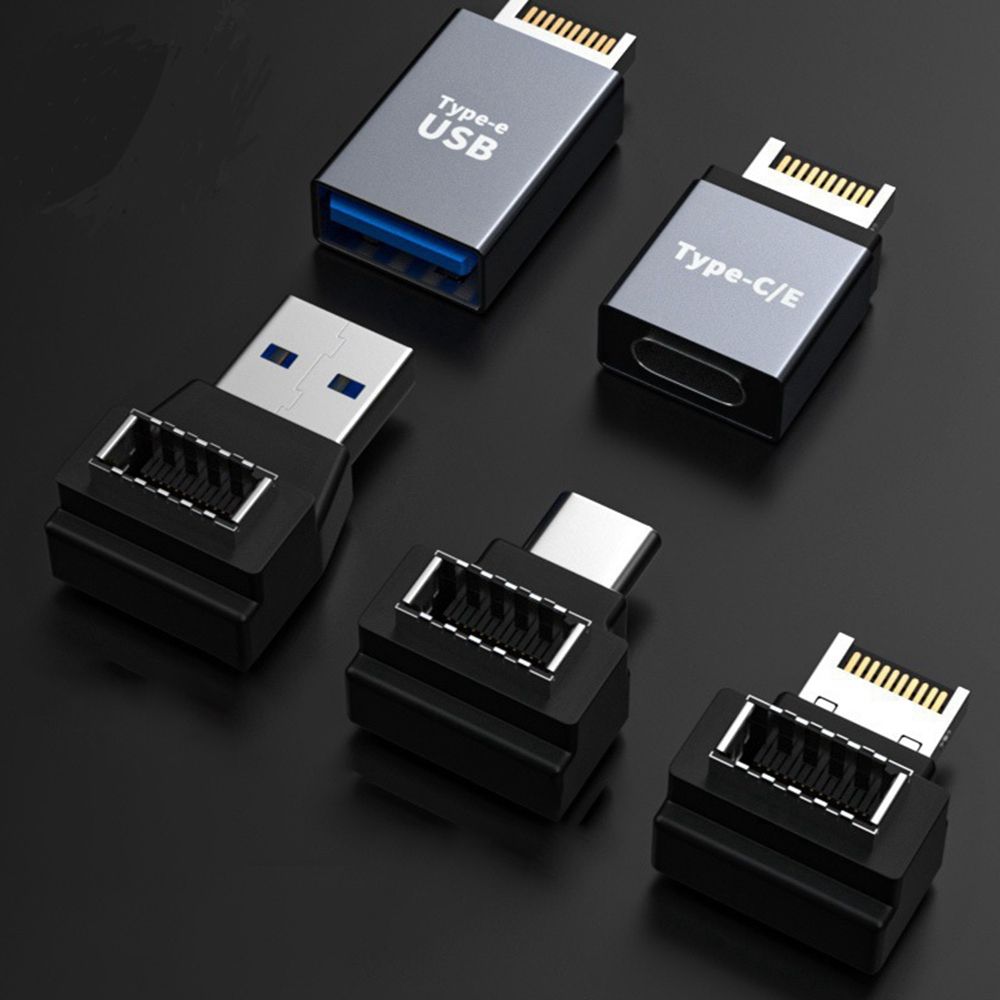 Type-E Female to Type-E Male Converter USB3.1 Front Panel Header Type E to Type E Adapter Converter Motherboard Computer