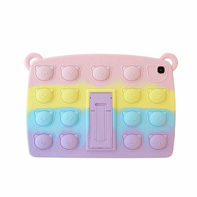 Kids Safe Silicon Cover For Samsung Galaxy A 8.0 10.1 2019 T290 T510 A7 10.4 T500 S6 Lite P610 8.7 T220 Relieve Stress Case