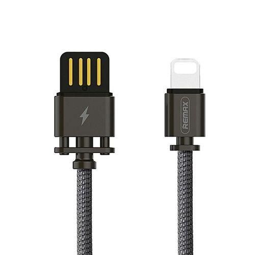 Dual-Side USB Data Cable for iphone 7 and i5 - Black