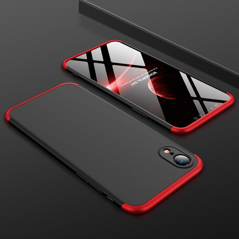 For Apple iPhone XR Luxury 360 Degree GKK Shockproof Back Case Cover