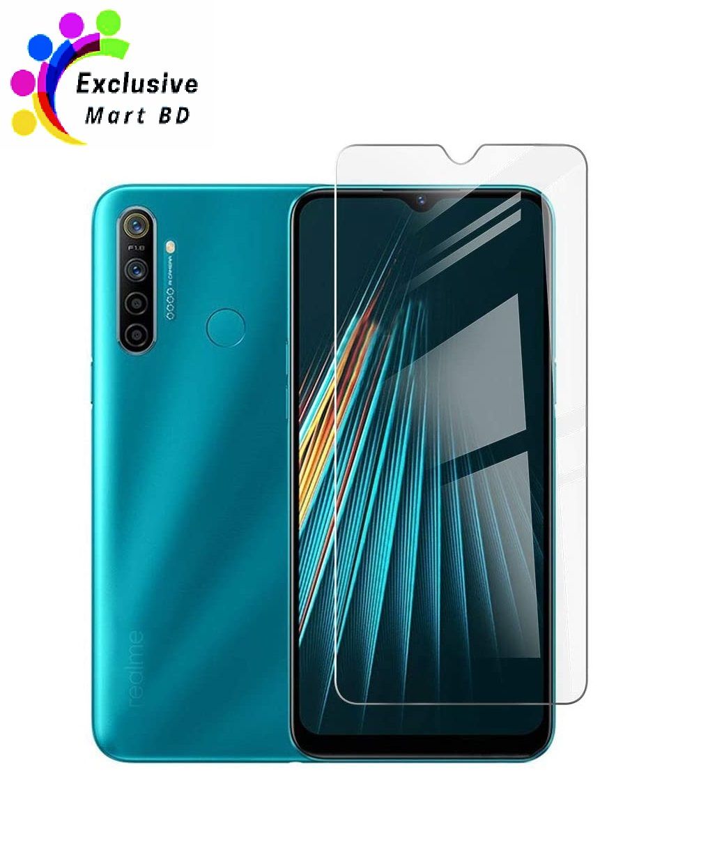 Realme 5i Tempered Glass Screen Protector 2.5D -Transparent