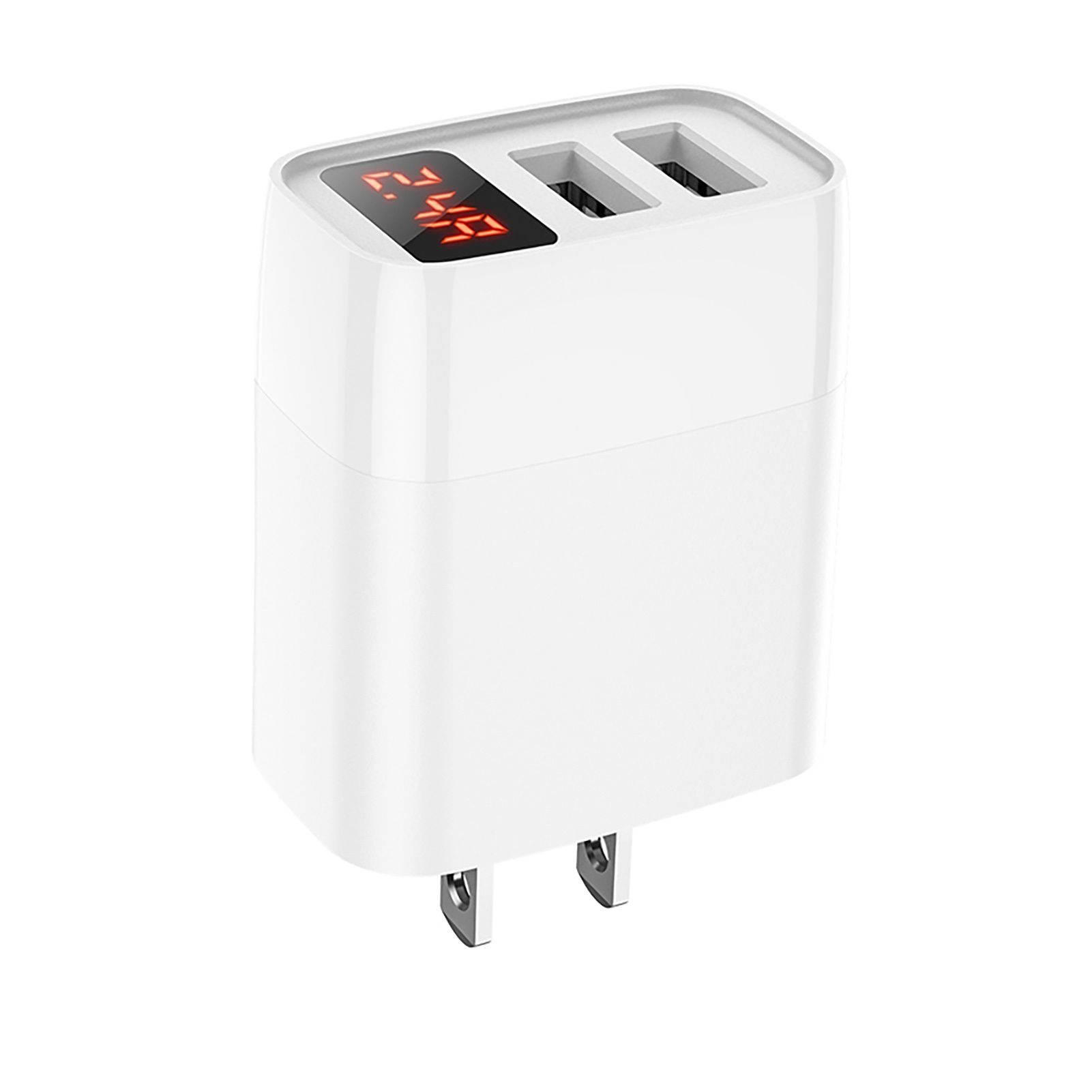 Mini Charger Low Power Consumption Mobile Phone Dual USB US/EU Plug Charging Adapter