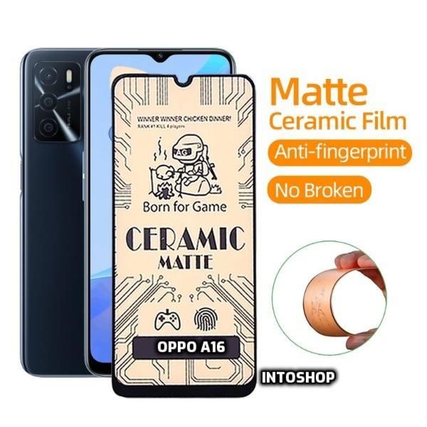 Oppo A16 Film 100D Matte Soft Ceramic Full Glue Cover Screen Protector