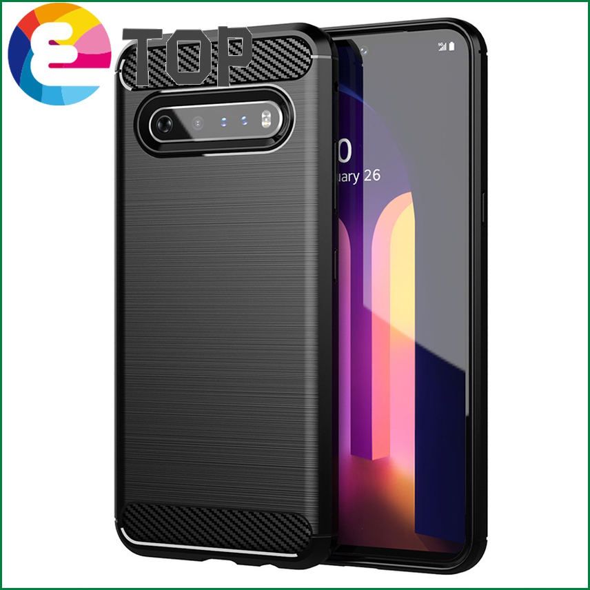 【ETOP】TPU Case For Samsung Galaxy S10 Plus Case Carbon Fiber Soft Silicone Phone Cover For Samsung S10e S10 5G Case S10Lite
