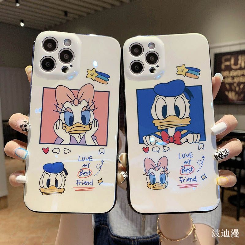 For iPhone13 Pro Max case cover Cute Donald and Daisy For s Soft Silicone for iPhone13 Pro Max Phone cases