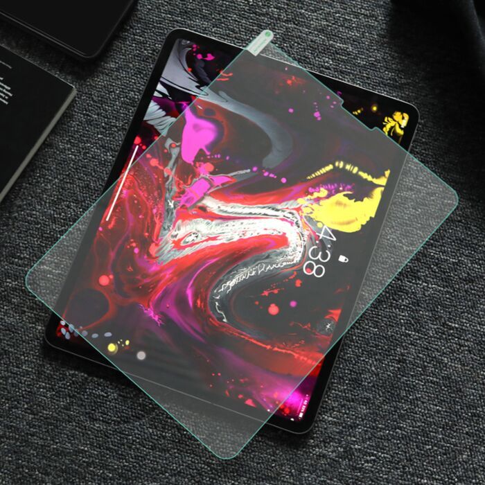 For Apple iPad Pro 12.9 (3rd generation-2018) A1876  A2014, A1895  12.9" inches Premium Clear Screen Protector Tempered Glass Protector Gorilla Glass Transparent Clear