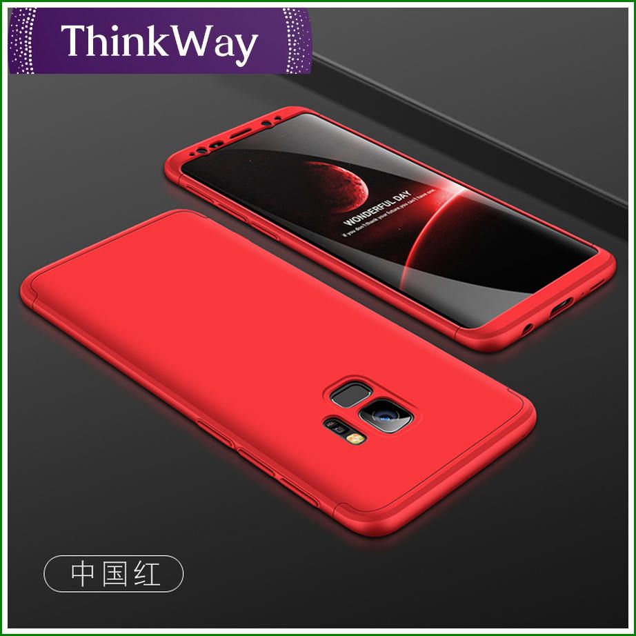 Case, 360 degree Black Protection Matte Ultra Slim Cover PC Hard Case Body Protection Scratchproof Cover 360 degree Full Cover For Samsung A10 & Samsung A20/A30