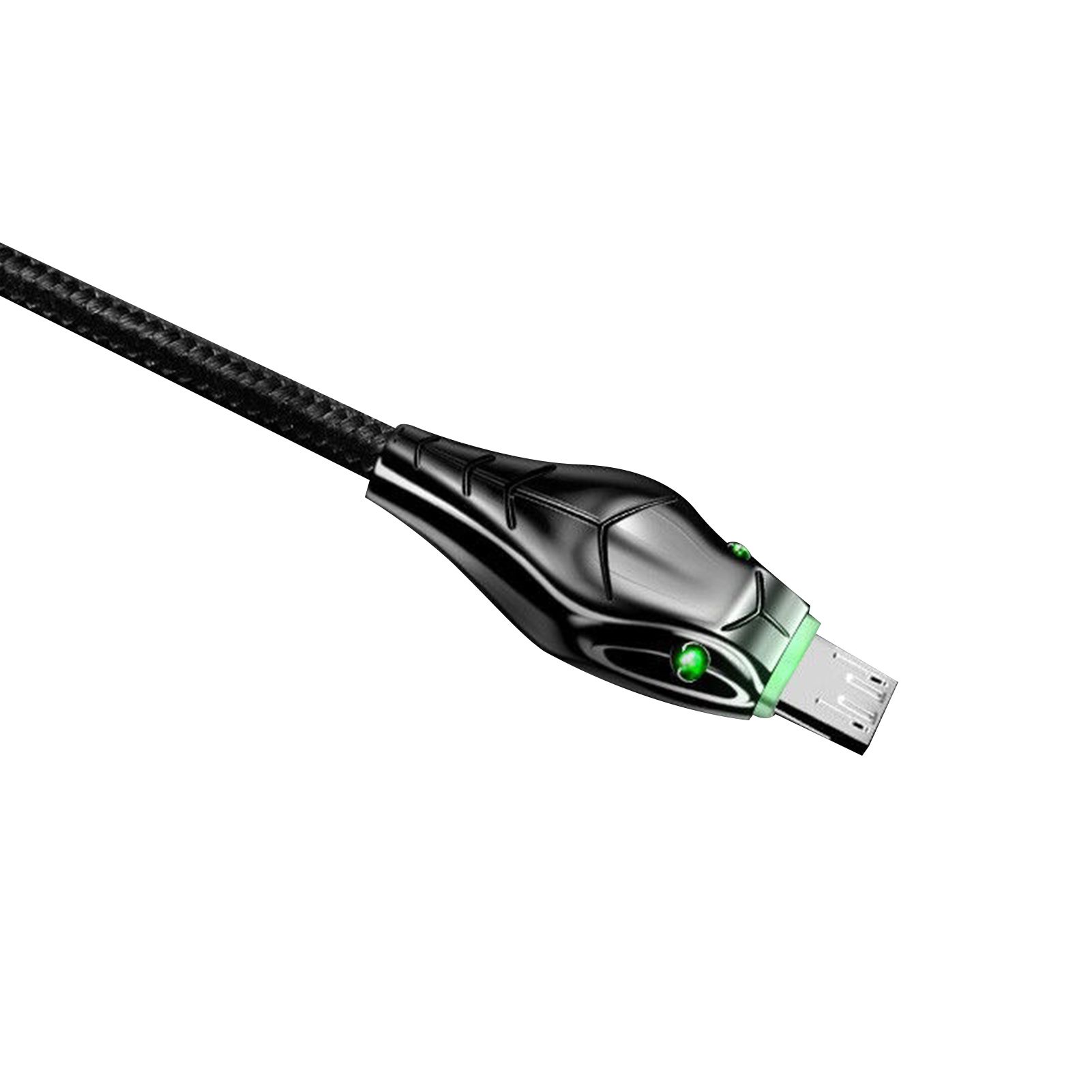 1m 5A Zinc Alloy Fast Charging Cable Cord with Type-c/Micro-USB/8 Pin Interface
