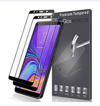 Samsung A7 (2018) Camera Hole-6D/11D Tempered Glass Screen Protector -Black