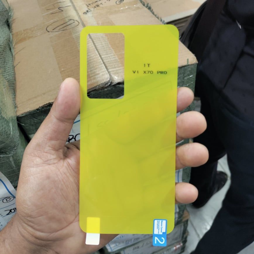 Vivo X70 Pro Premium Quality Hydrogel Flim Transparent Back Poly