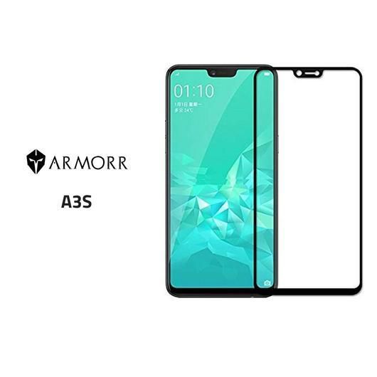 Oppo A3s - 5D Tempered Glass Screen Protector - Transparent