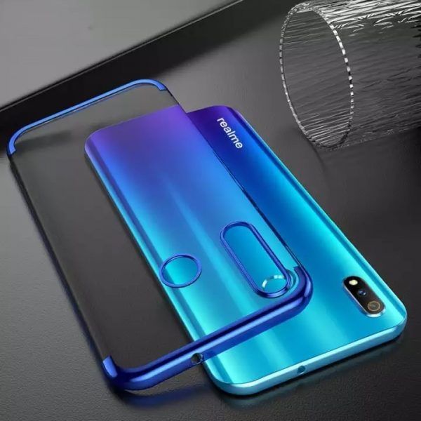 For Realme C3 Back Cover Clear Ultra Violet Blue Xundd