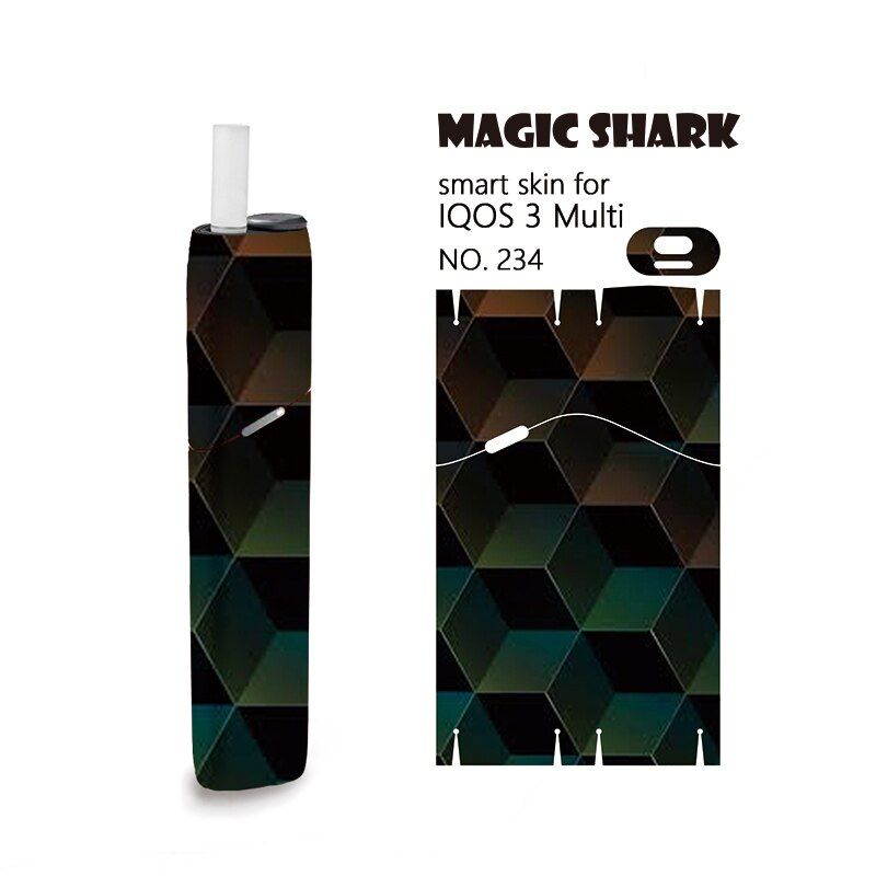 Magic Shark 2021 Arrival Fashion Imagination Film Sticker Case Cover For IQOS 3 Multi Skin Sticker Skin Sticker