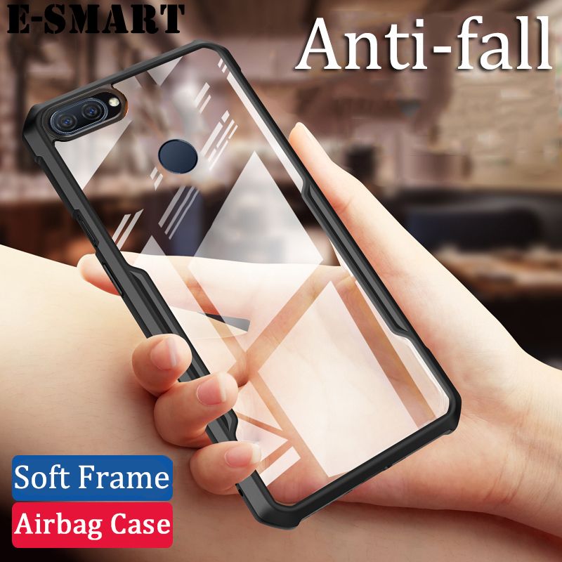 Phone Case OPPO A12 Back Cover Transparent Clear Armor Shockproof Back Cover for OPPO A12 Case