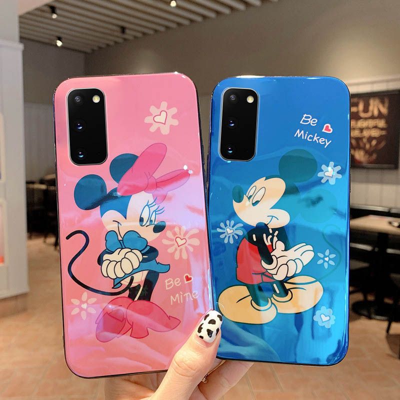 For Samsung Galaxy S22 case cover Cute Mickey and Minnie Soft Silicone for Samsung Galaxy S22 Phone cases