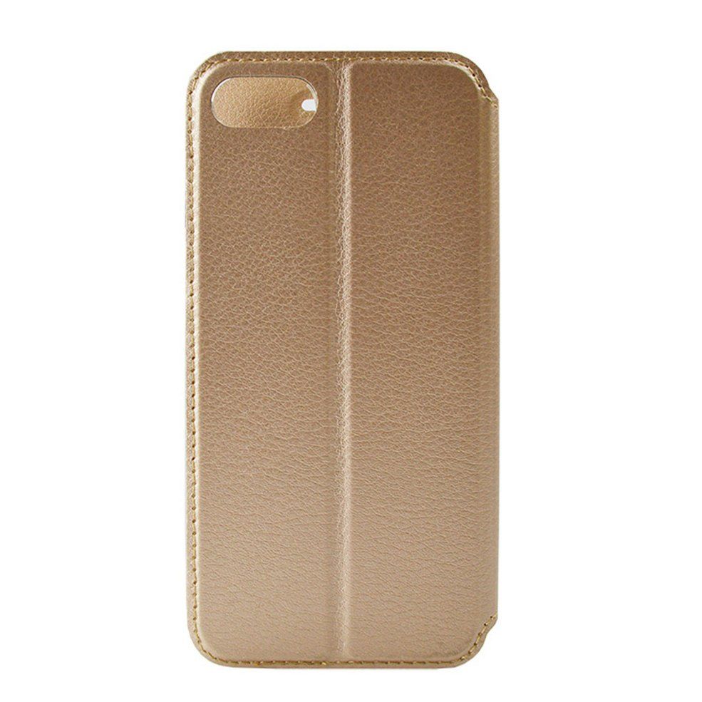 Phones Cover Leather Flip Wallet Case Stand Phone Protecting Shell For iphone-golden